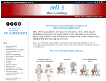 Tablet Screenshot of musclejointology.com
